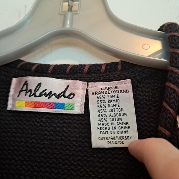 Vintage Y2K Arlando HEAVILY Embroided Southwestern Aztec Tribal Western Vest - Picture 4 of 9